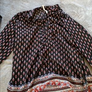 women’s 3/4 sleeve blouse